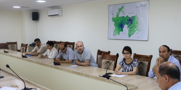 Встреча в рамках проекта Управления водными ресурсами бассейна реки Пяндж