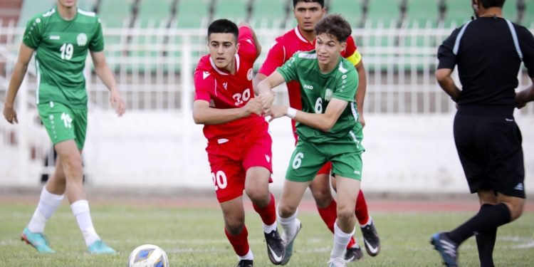 Юношеская сборная Таджикистана (U-17) обыграла Туркменистан в чемпионате CAFA-2023