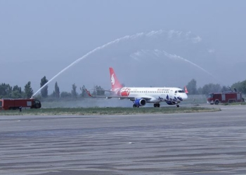 Азербайджанская Buta Airways совершила первый прямой рейс в Душанбе