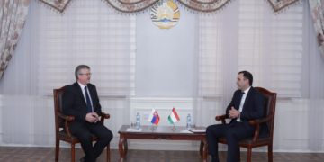 Вручение копий верительных грамот Посла Словакии