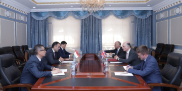 В МИД Таджикистана состоялась встреча с Государственным министром Великобритании