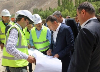 Кохир Расулзода ознакомился с ходом строительных работ на ГЭС «Себзор» в ГБАО