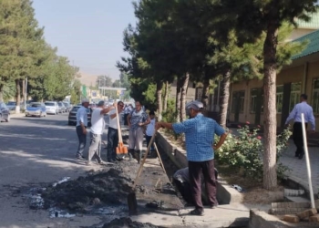 В Шахринавском районе чиновников призвали на благоустройство улиц и населенных пунктов