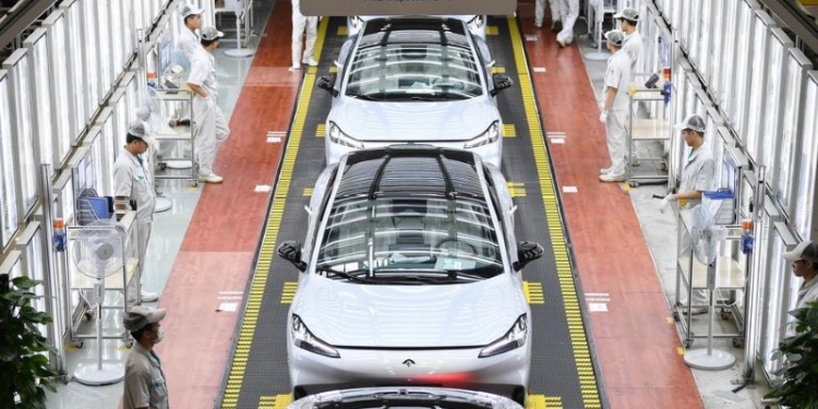 Продажи NEV-автомобилей в Китае выросли на 31,9 процентов в июле 2023 года