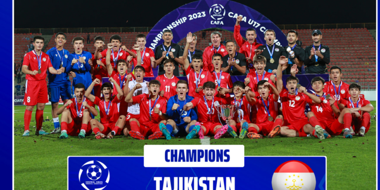 CAFA-2023: сборная Таджикистана стала победителем чемпионата