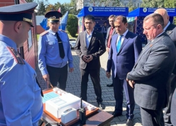 Представители МВД Таджикистана приняли участие в конкурсе-смотре «Охрана» в Бресте