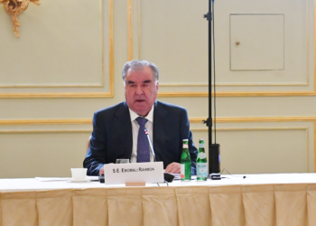 Выступление Эмомали Рахмона на экономическом форуме стран Центральной Азии и Германии