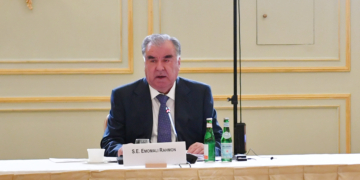 Выступление Эмомали Рахмона на экономическом форуме стран Центральной Азии и Германии