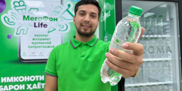 МегаФон Таджикистан и «Сиёма» выпустили лимитированную партию воды