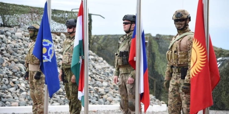 В Киргизии начались учения миротворческих сил стран ОДКБ