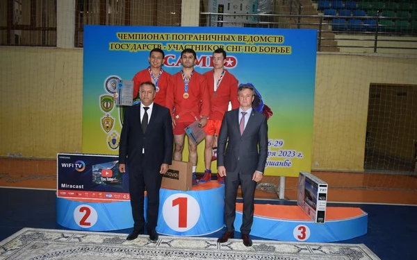 Команд Таджикистана стала победителем 8-го чемпионата по самбо пограничных ведомств  СНГ