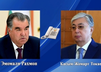 Эмомали Рахмон провёл телефонный разговор с Президентом Казахстана Касым-Жомартом Токаевым