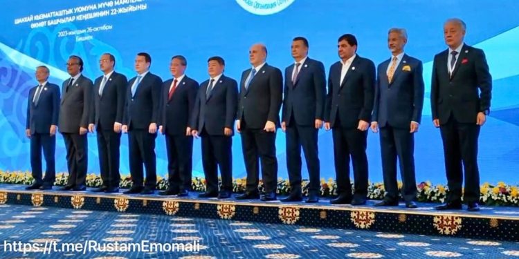 Заседание совета глав правительств стран ШОС проходит сегодня в Бишкеке