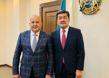 Посол Таджикистана в Казахстане встретился с Министром экологии и природных ресурсов РК