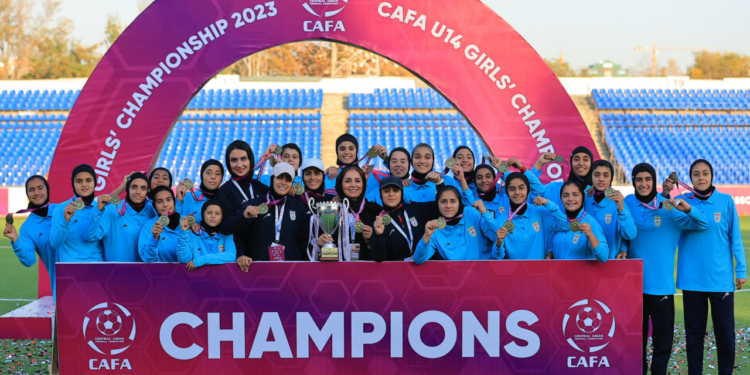 В Душанбе завершился чемпионат CAFA-2023 среди женских юниорских сборных (U-14)