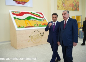 Эмомали Рахмон открыл в Душанбе семь предприятий на 4 тыс. рабочих мест