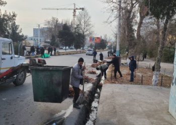 В Худжанде прошла акция “Чистота местности”