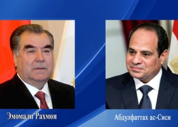 Эмомали Рахмон направил поздравительную телеграмму Президенту Арабской Республики Египет Абдулфаттаху ас-Сиси