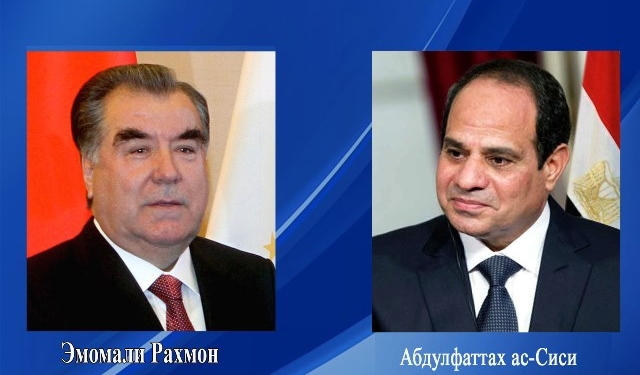 Эмомали Рахмон направил поздравительную телеграмму Президенту Арабской Республики Египет Абдулфаттаху ас-Сиси
