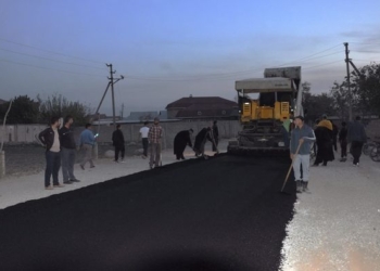 Более 100 км дорог заасфальтировано в городах и районах Гиссарской зоны