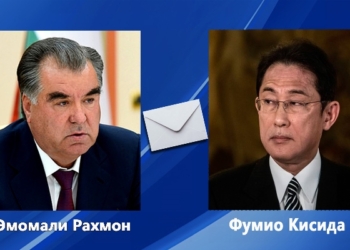 Эмомали Рахмон направил телеграмму соболезнования Премьер-министру Японии Фумио Кисиде