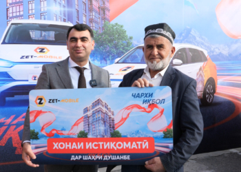 Компания ZET-MOBILE завершила розыгрыш «Чархи икбол»
