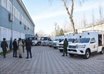 Спасатели Таджикистана получили современную технику и технические средства