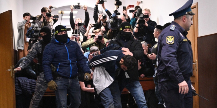 Басманный суд Москвы отправил под арест обвиняемых в совершении теракта в «Крокусе»