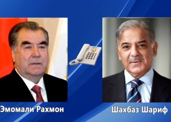 Состоялась телефонная беседа Эмомали Рахмона с Премьер-министром Пакистана