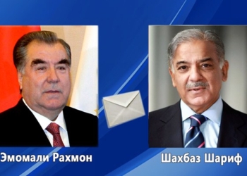 Эмомали Рахмон направил поздравительную телеграмму Премьер-министру Исламской Республики Пакистан Шахбозу Шарифу