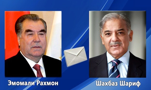 Эмомали Рахмон направил поздравительную телеграмму Премьер-министру Исламской Республики Пакистан Шахбозу Шарифу