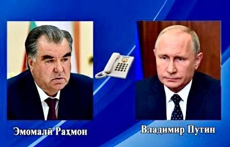 Эмомали Рахмон позвонил Путину и осудил теракт в «Крокус Сити Холле»