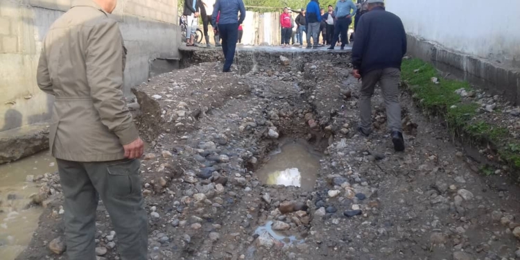 В Исфаре сошел сель, жертв и разрушений нет