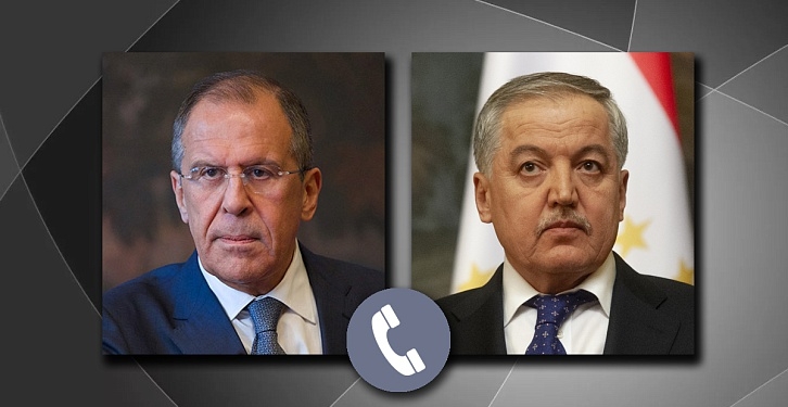 Главы МИД Таджикистана и России провели телефонные переговоры