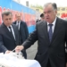 Глава государства в Гулистоне открыл предприятие по производству рыбных консервов