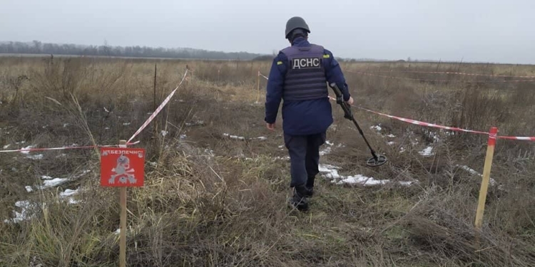 В Украине с начала года разминировали 108 тысяч гектаров земель
