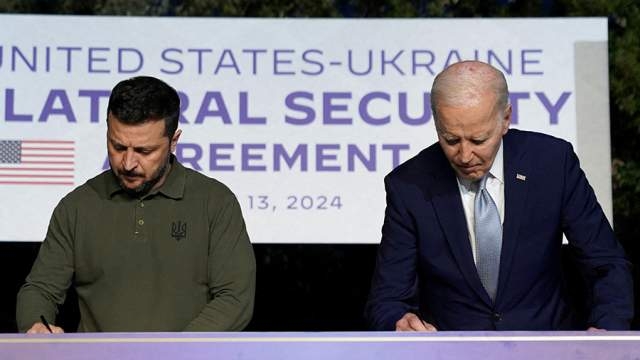 Байден и Зеленский подписали соглашение по безопасности между США и Украиной