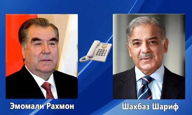 Эмомали Рахмон провел телефонный разговор с премьер-министром Пакистана
