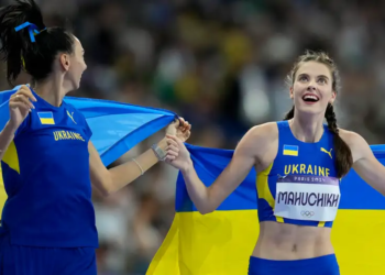 Украинские прыгуньи завоевали золото и бронзу на ОИ-2024