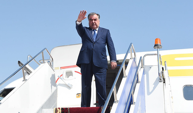 Рабочий визит Президента Республики Таджикистан Эмомали Рахмона в Республику Казахстан