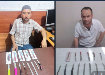 В Душанбе в ходе профилактической операции в качестве холодного оружия изъят 61 нож