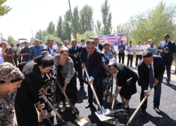 В Аштском районе заасфальтировано 130 км внутренних дорог