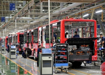 Промышленное производство Китая выросло на 4,5 проц. в августе