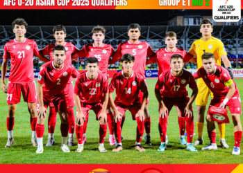 Молодежная сборная Таджикистана (U-20) одержала крупную победу над Шри-Ланкой в отборочном турнире Кубка Азии-2025