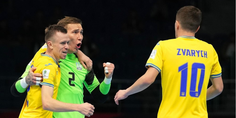Украина победила Венесуэлу и вышла в полуфинал чемпионата мира по футзалу