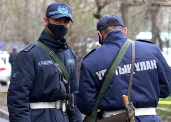 Нацгвардия Казахстана патрулирует Талгар после резонансного убийства 16-летнего парня