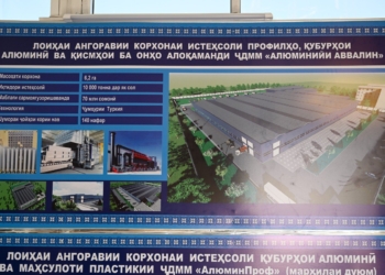 Эмомали Рахмон ознакомился с новыми проектами объектов промышленной сферы города Турсунзаде