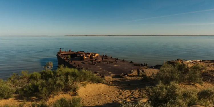 В Аральском море увеличился объем воды