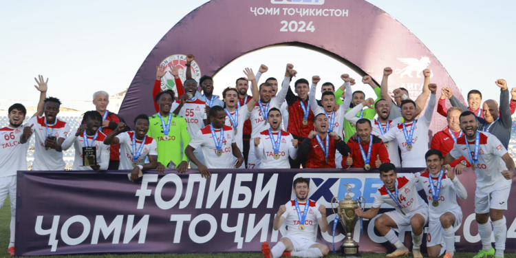 Команда «Регар-ТадАЗ» стала победителем Кубка Таджикистана-2024