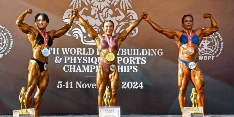Таджикская спортсменка Ясмин Ал-Нимр завоевала третье золото на чемпионате мира по бодибилдингу